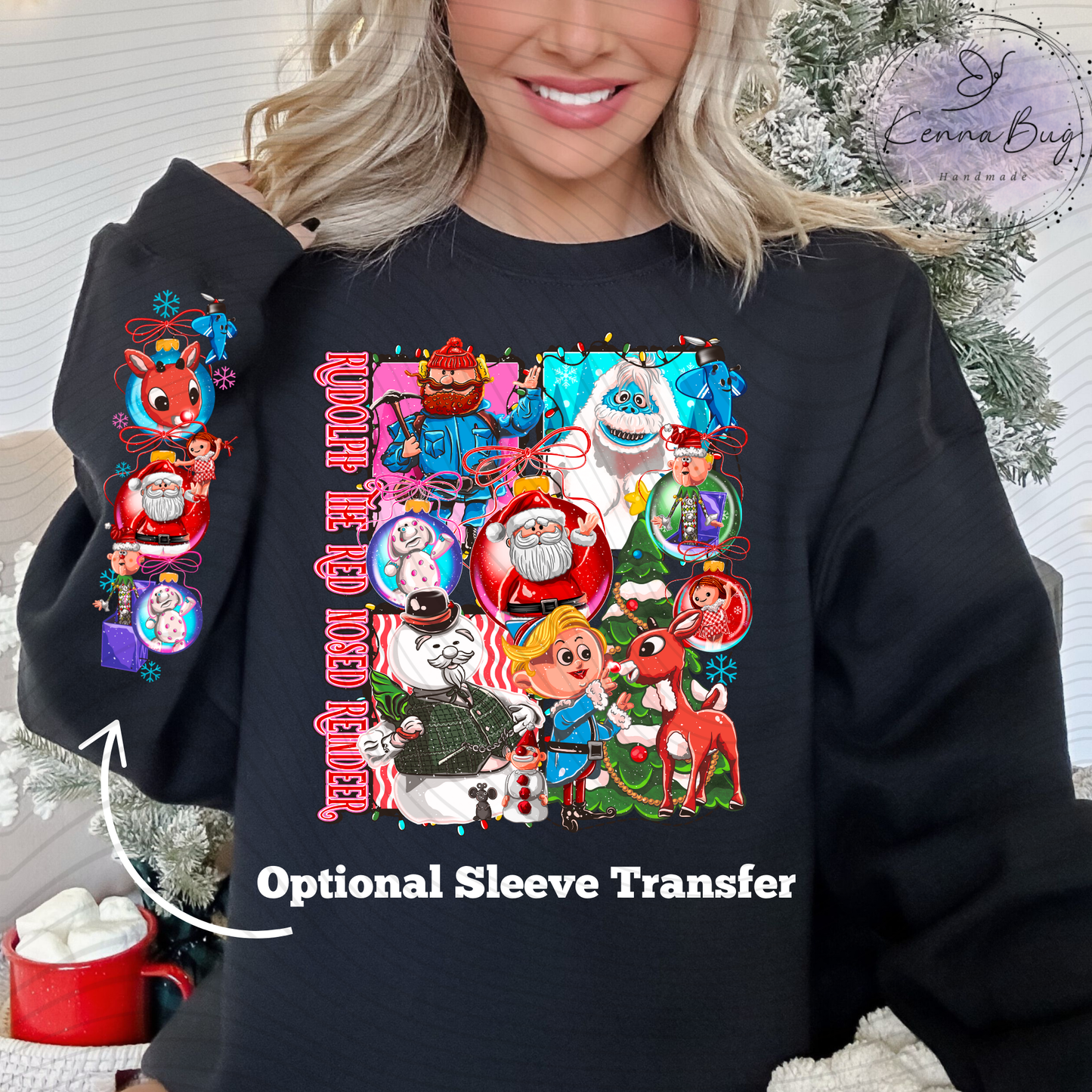 Rudolph, Classic Christmas Movie, Reindeer, Santa, DTF Transfer, Ready to Press, Shirt Transfer, Heat Transfer, Direct to film Transfer