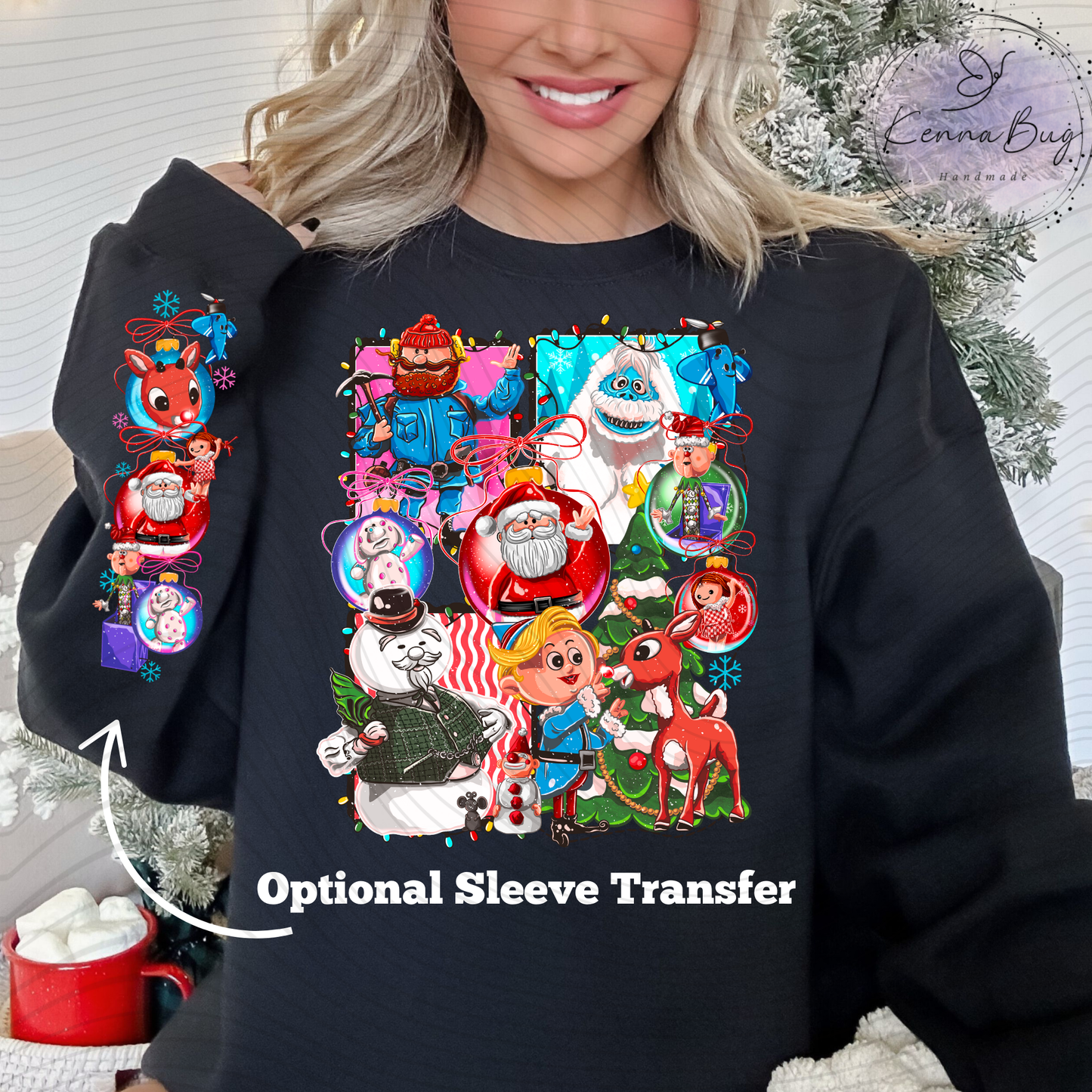 Rudolph, Classic Christmas Movie, Reindeer, Santa, No Words, DTF Transfer, Ready to Press, Shirt Transfer, Heat Transfer, Direct to film Transfer