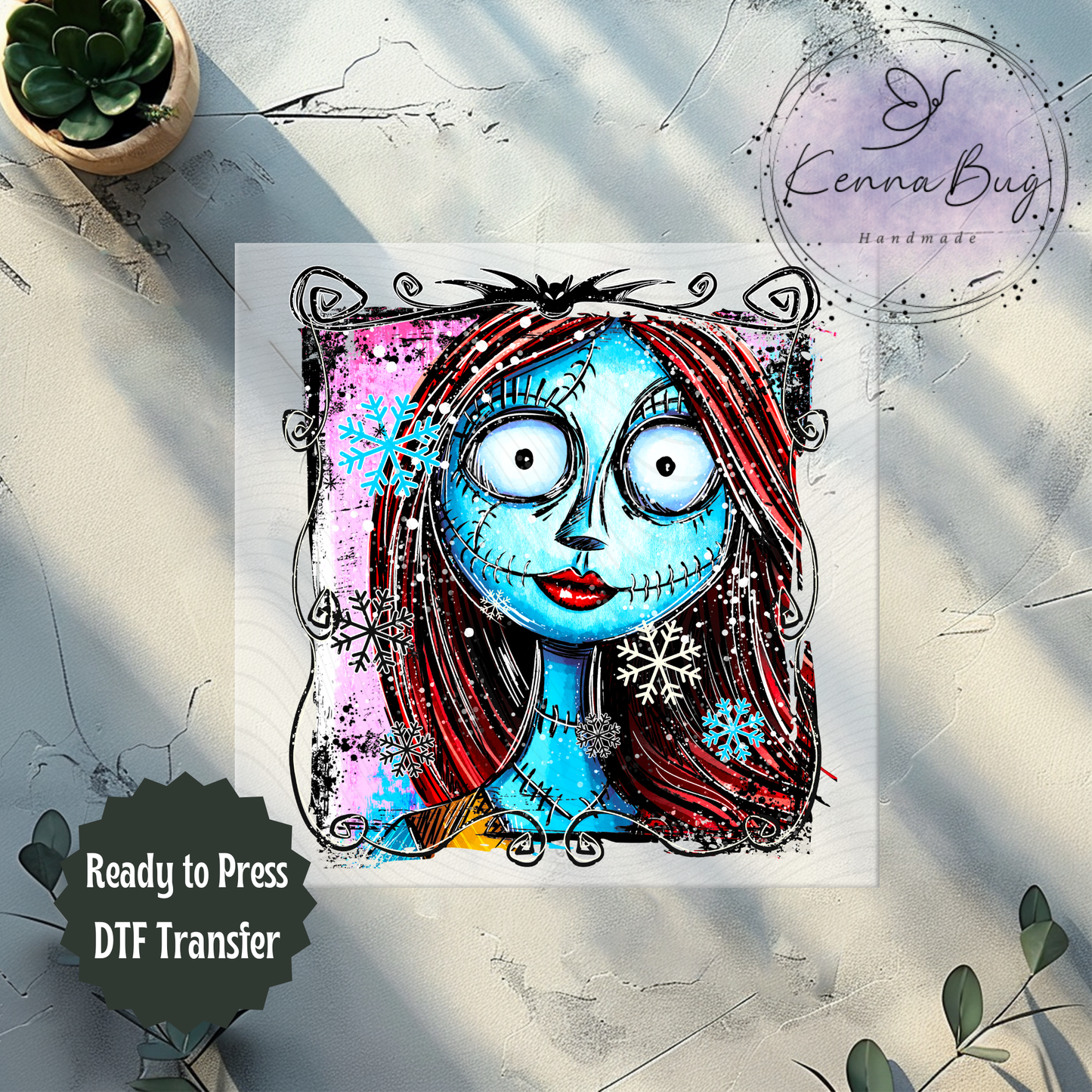 Sally, Nightmares, Christmas Movie, DTF Transfer, Ready to Press, Shirt Transfer, Heat Transfer, Direct to film Transfer