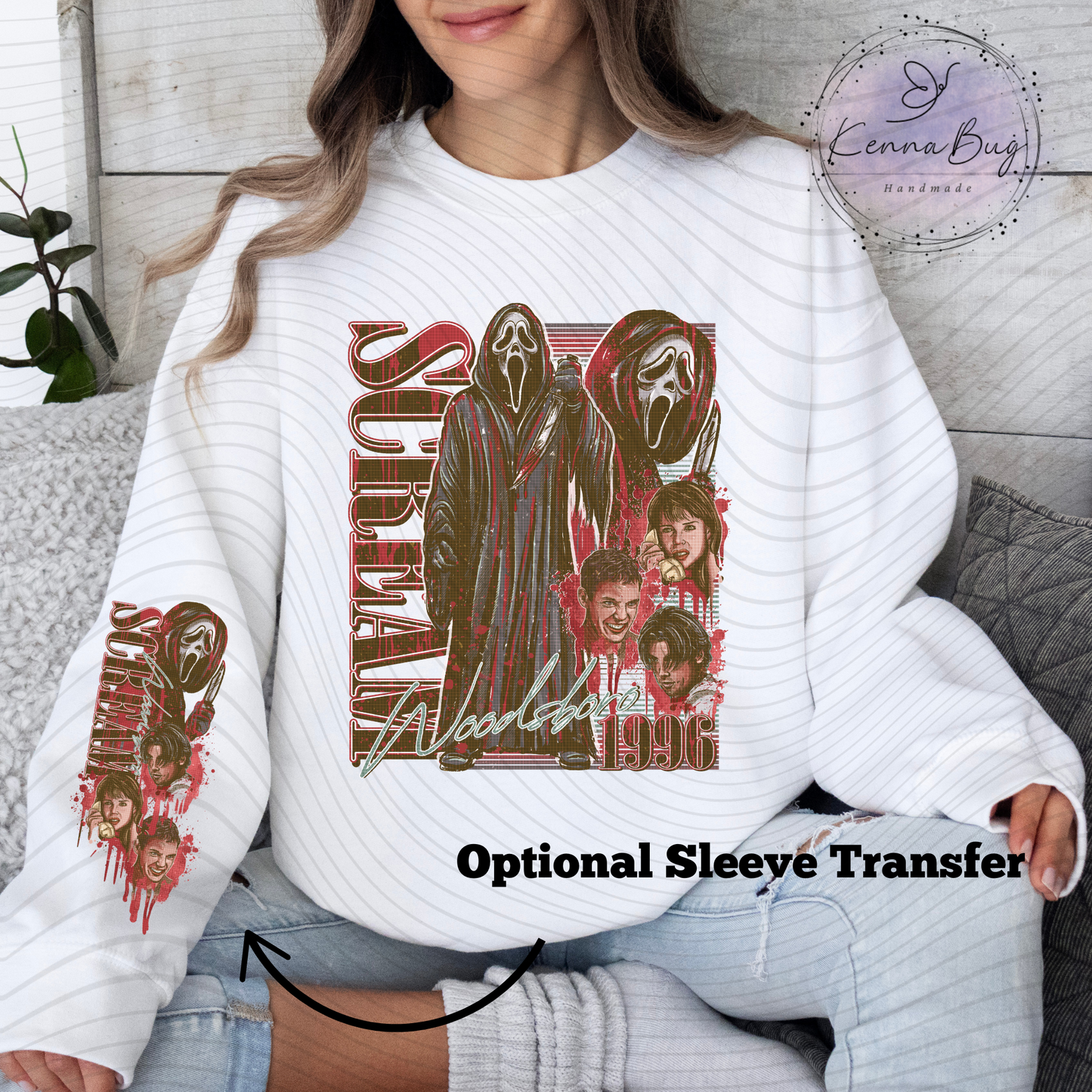 Horror Movie, 1996, Killer, DTF Transfer, Ready to Press, Shirt Transfer, Heat Transfer, Direct to film Transfer
