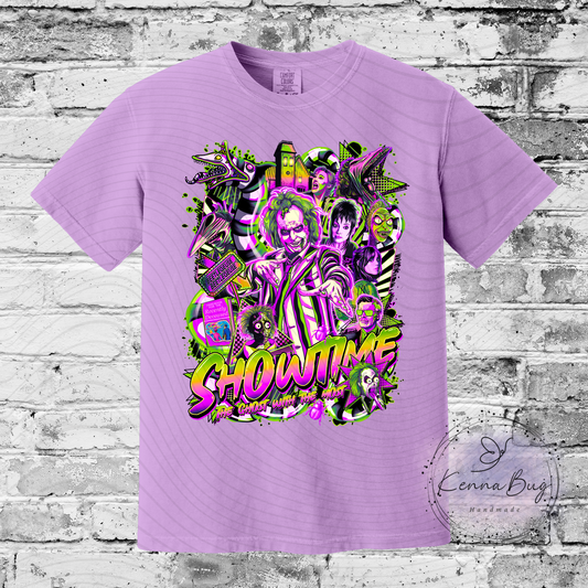 Showtime, Custom T-Shirt, Pick your Color, Graphic Tee, Comfort Colors 1717