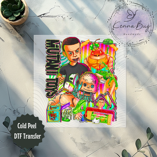 Mutant Toys, Sid, Talking Toys, Kids Movie, Cartoon, DTF Transfer, Ready to Press, Shirt Transfer, Heat Transfer, Direct to film Transfer