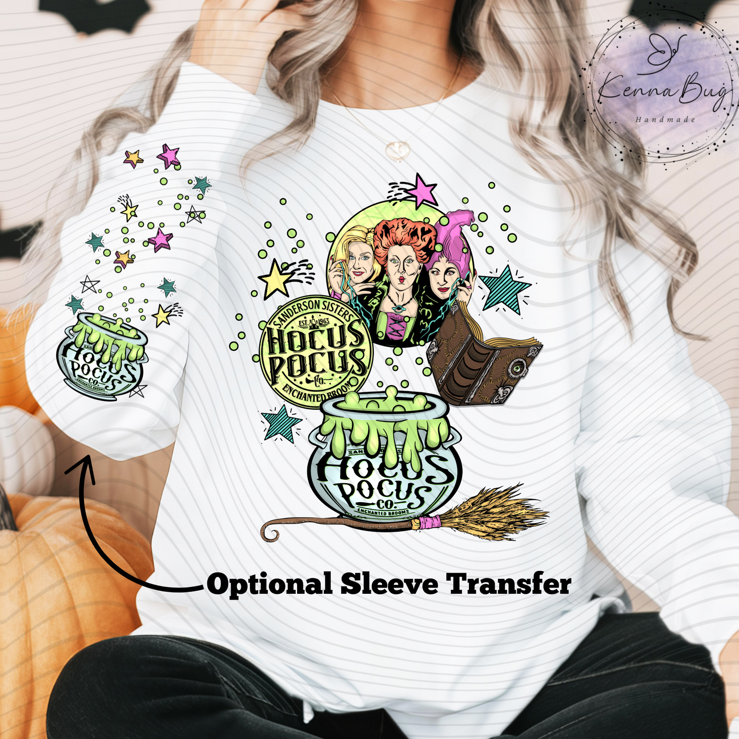 Witch Sisters, Spell Book, Magic Book, Broom, Halloween, DTF Transfer, Ready to Press, Shirt Transfer, Heat Transfer, Direct to film Transfer