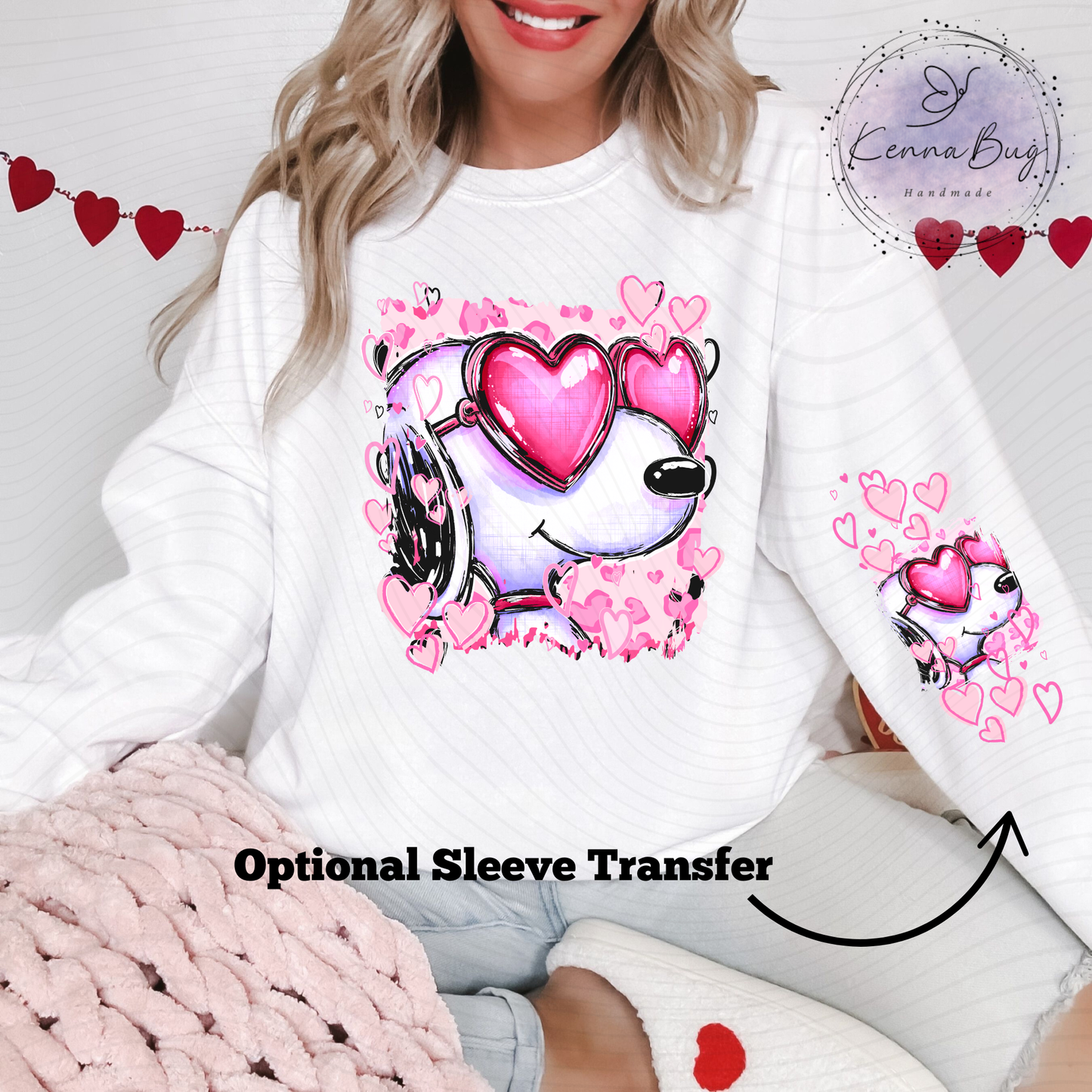 Valentines Snoopy, Dog, DTF Transfer, Ready to Press, Shirt Transfer, Heat Transfer, Direct to film Transfer