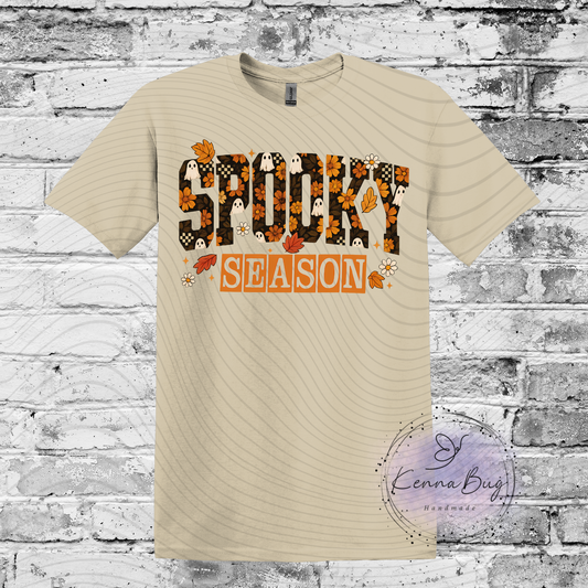 Spooky Season, Halloween, Custom T-Shirt, Pick your Color, Gildan Soft Style