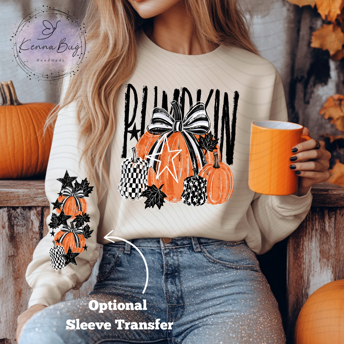 Pumpkin, Star, Halloween, Fall, v2, DTF Transfer, Ready to Press, Shirt Transfer, Heat Transfer, Direct to film Transfer