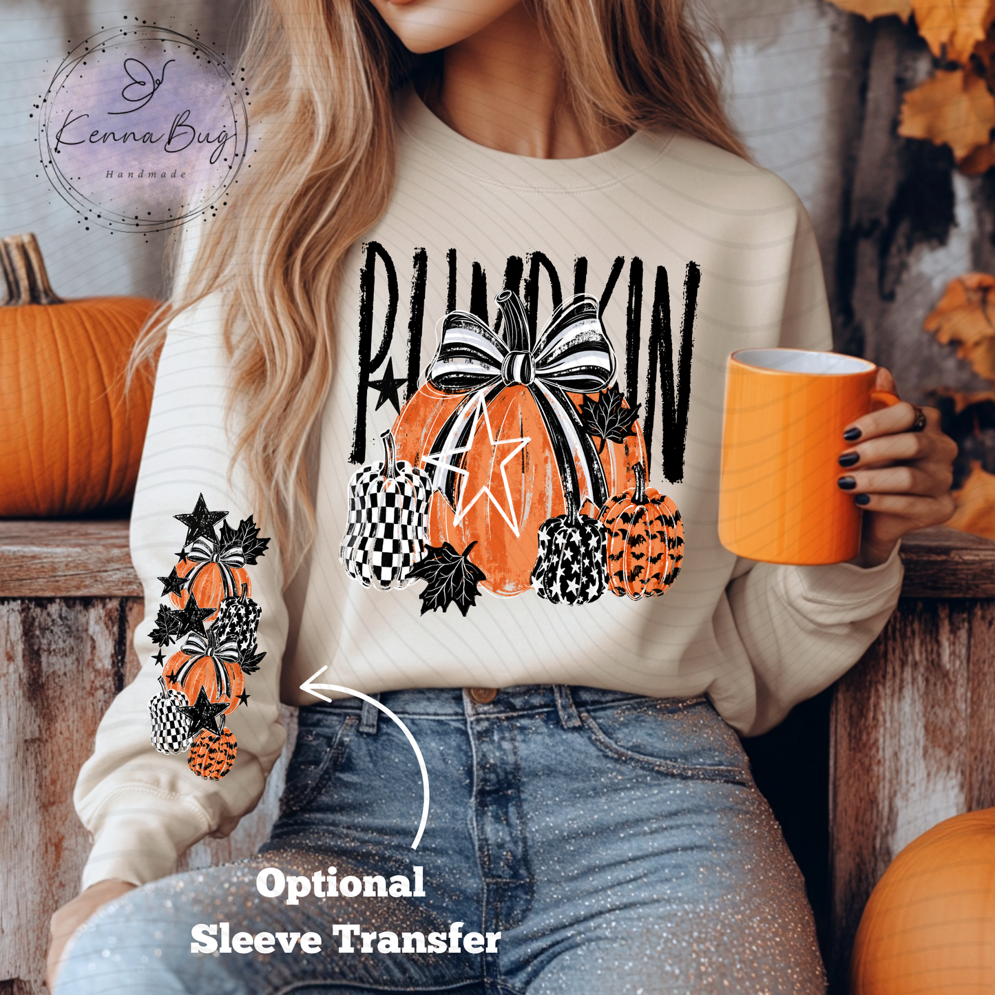 Pumpkin, Star, Halloween, Fall, DTF Transfer, Ready to Press, Shirt Transfer, Heat Transfer, Direct to film Transfer