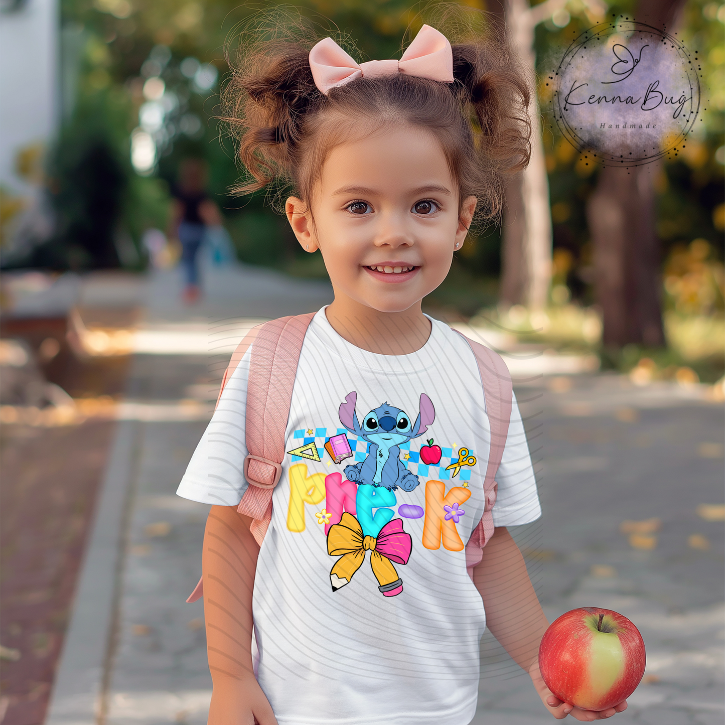 Pre-K, Stitch, Back to School, DTF Transfer, Ready to Press, Shirt Transfer, Heat Transfer, Direct to film Transfer