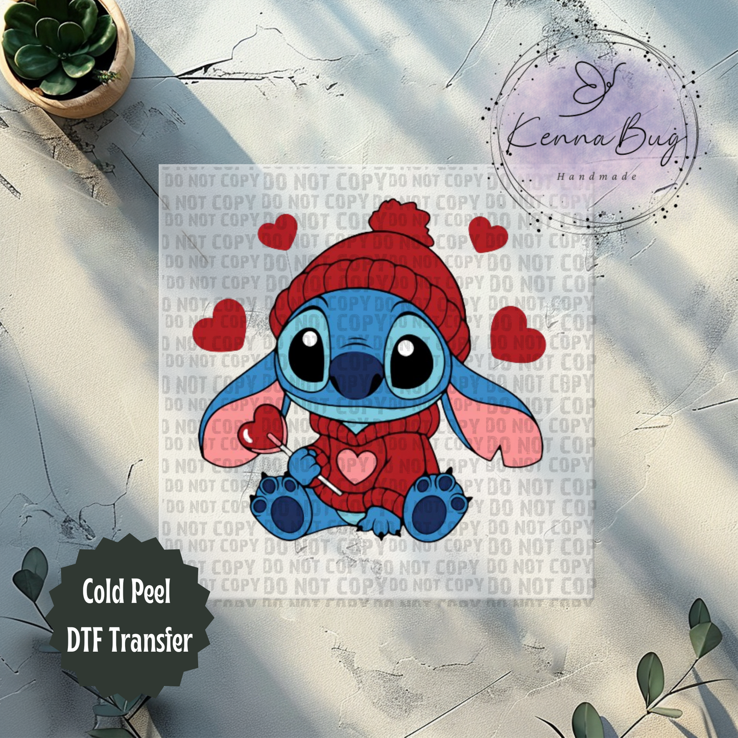 Valentine Stitch, Valentines Day, DTF Transfer, Ready to Press, Shirt Transfer, Heat Transfer, Direct to film Transfer