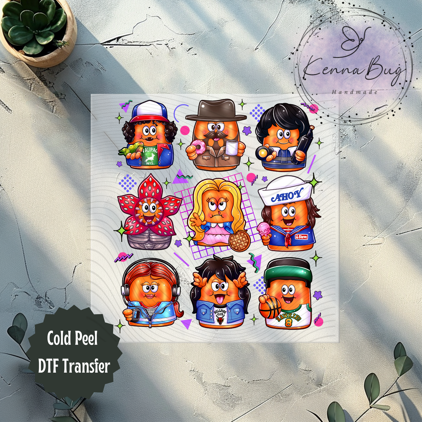 Stanger Nuggets, Happy Meal, Chicken Nuggets, DTF Transfer, Ready to Press, Shirt Transfer, Heat Transfer, Direct to film Transfer