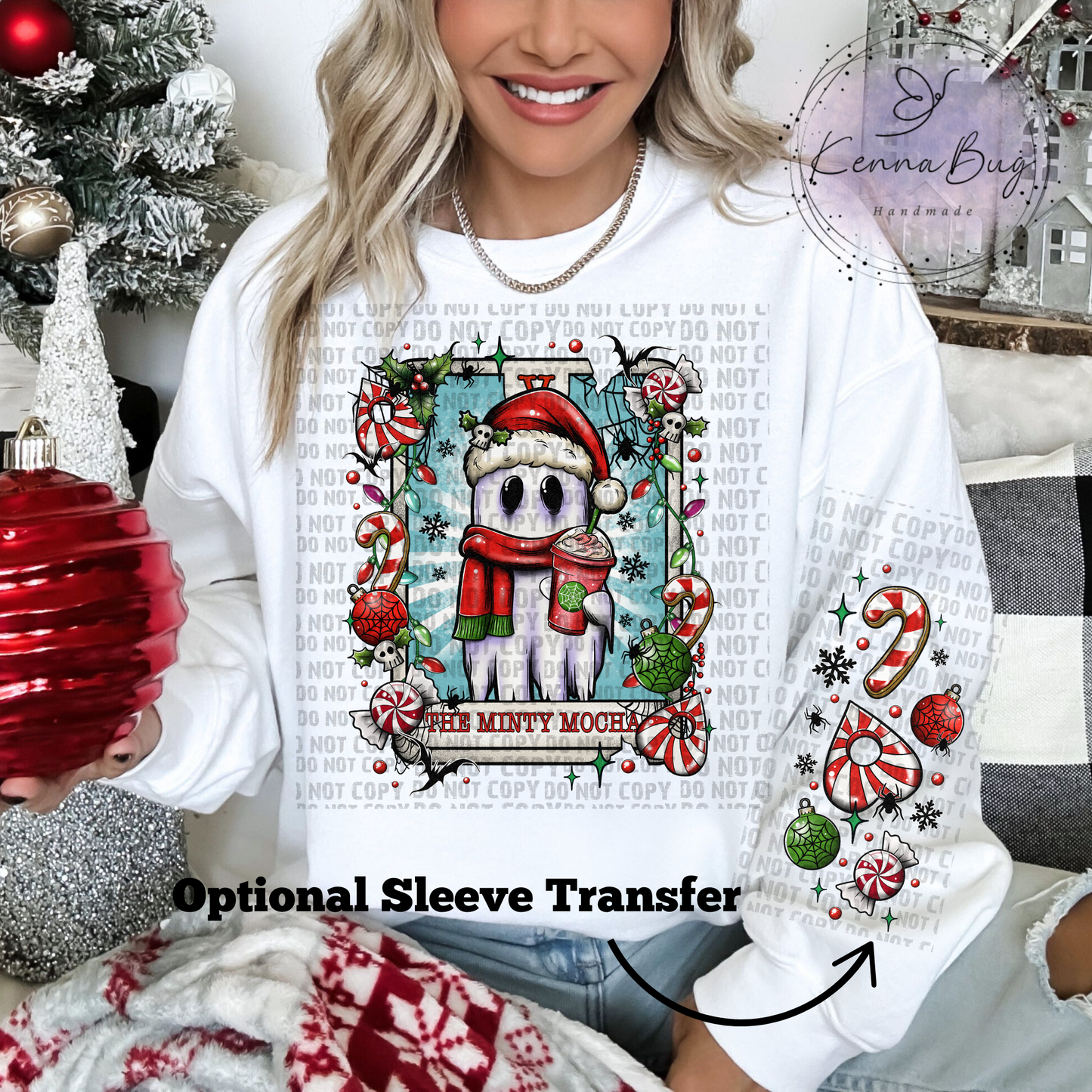 The Minty Mocha, Christmas, Tarot Cards, DTF Transfer, Ready to Press, Shirt Transfer, Heat Transfer, Direct to film Transfer