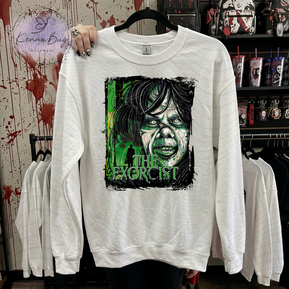 The Exorcist, Demonic, Horror Movie, DTF Transfer, Ready to Press, Shirt Transfer, Heat Transfer, Direct to film Transfer