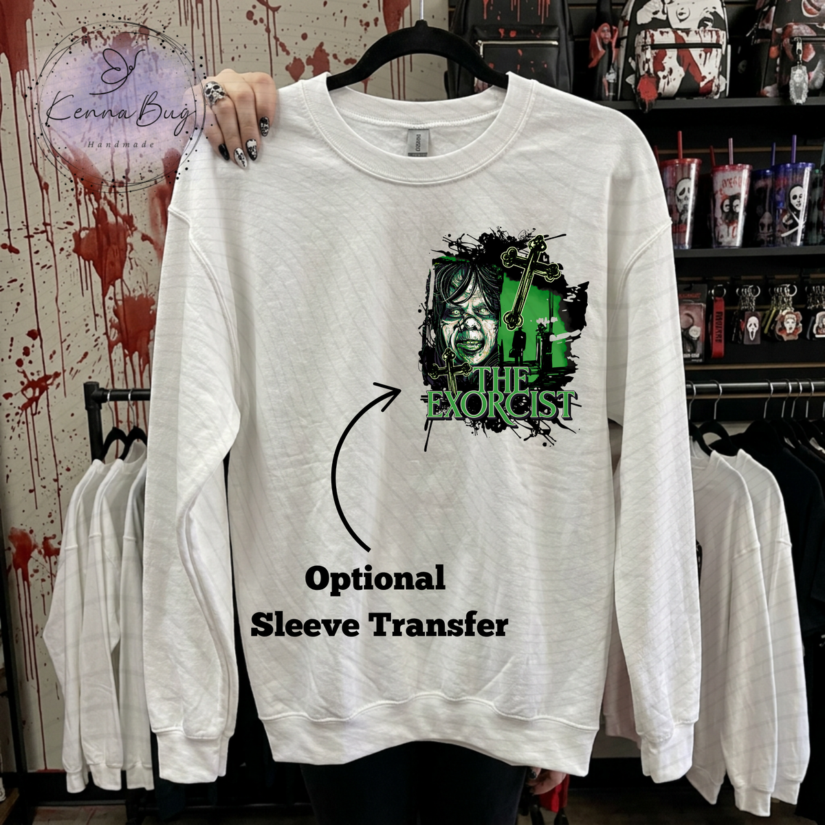 The Exorcist, Demonic, Horror Movie, DTF Transfer, Ready to Press, Shirt Transfer, Heat Transfer, Direct to film Transfer