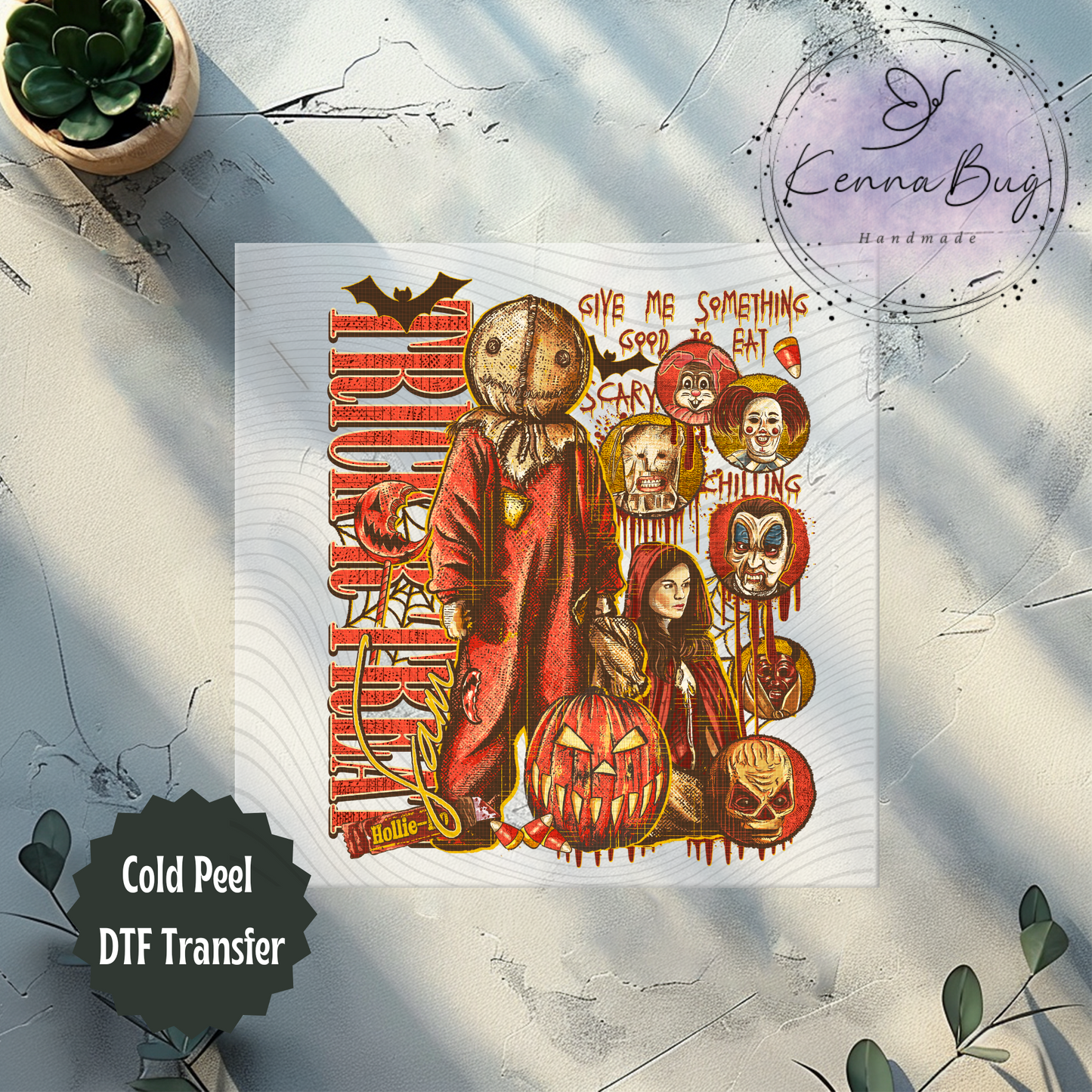 Trick or Treat Sam, Characters, Horror Movie, DTF Transfer, Ready to Press, Shirt Transfer, Heat Transfer, Direct to film Transfer
