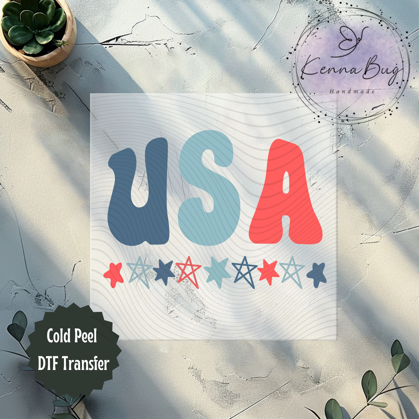 USA, America, Retro Look, 4th Of July, Patriotic, DTF Transfer, Ready to Press, Shirt Transfer, Heat Transfer, Direct to film Transfer