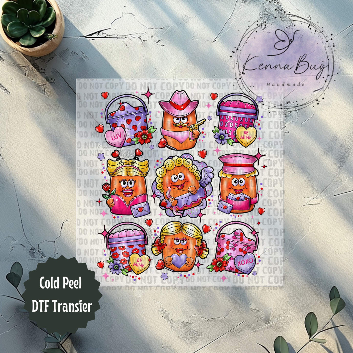 Valentine Nuggets, Valentines Day, Chicken Nuggets, DTF Transfer, Ready to Press, Shirt Transfer, Heat Transfer, Direct to film Transfer