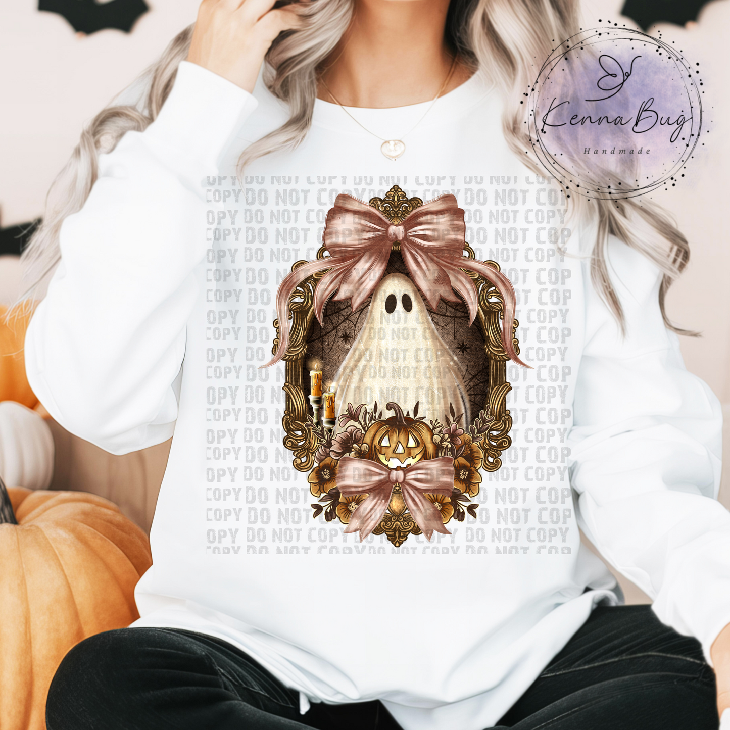 Vintage Ghost, DTF Transfer, Ready to Press, Shirt Transfer, Heat Transfer, Direct to film Transfer