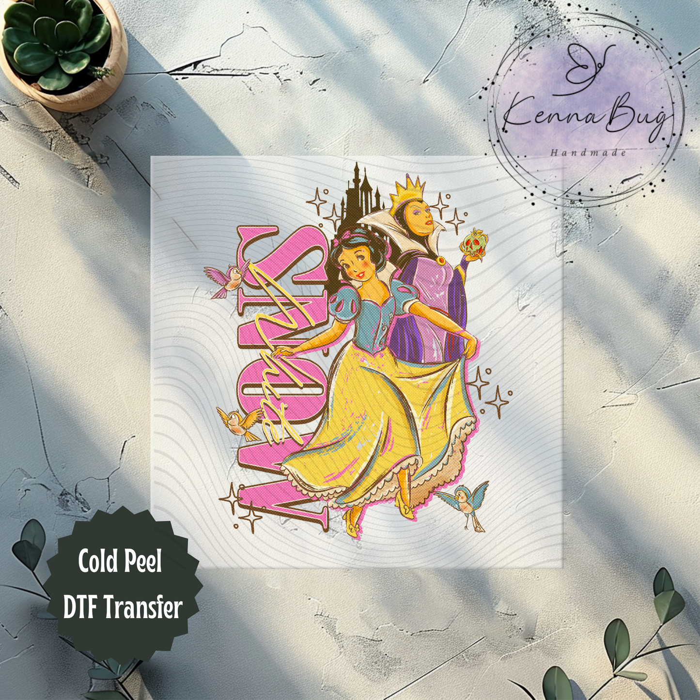 Vintage Snow Princess, DTF Transfer, Ready to Press, Shirt Transfer, Heat Transfer, Direct to film Transfer