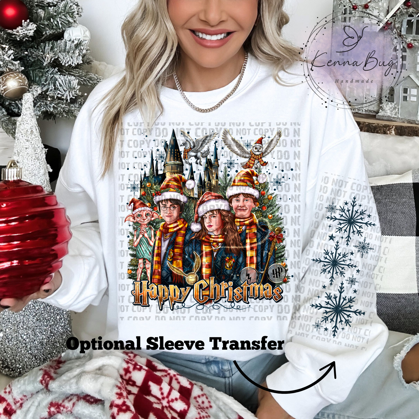 Wizard Christmas, DTF Transfer, Ready to Press, Shirt Transfer, Heat Transfer, Direct to film Transfer