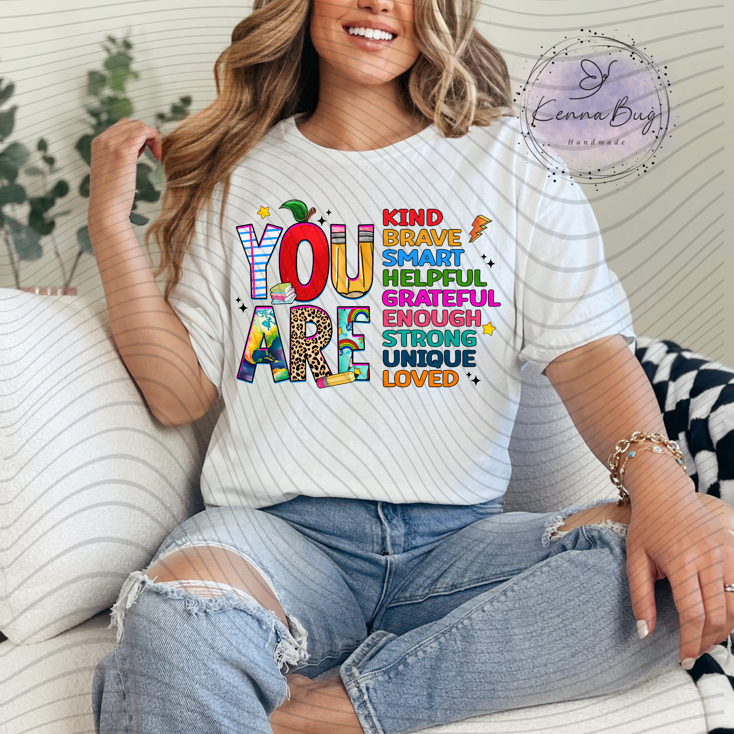 You Are Kind, Teacher, School, DTF Transfer, Ready to Press, Shirt Transfer, Heat Transfer, Direct to film Transfer